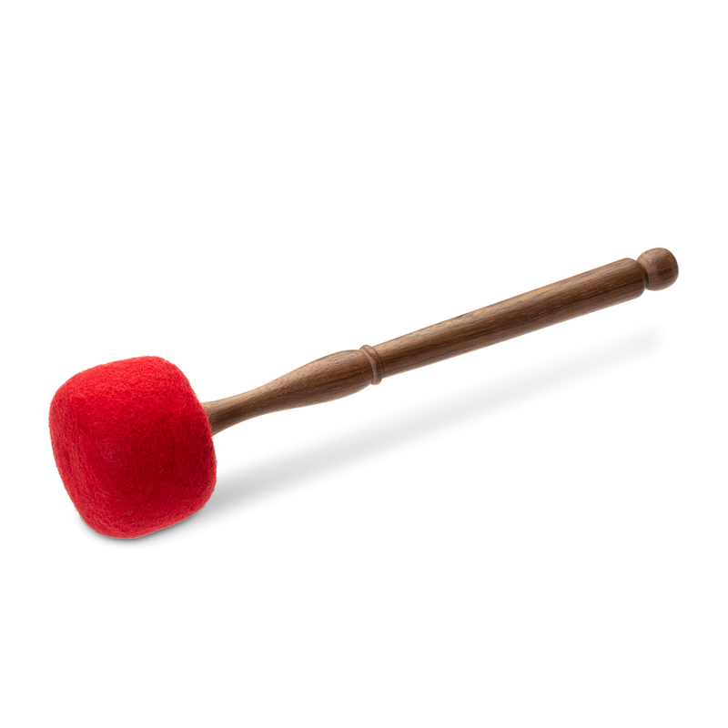 Crimson Sunrise felt mallet from the Nature's Essence Singing Bowl Mallet Set