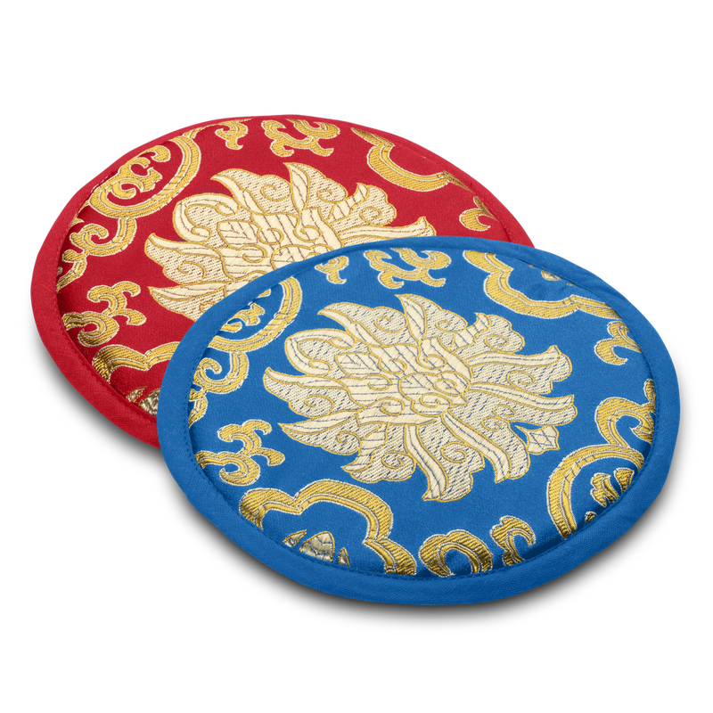 Pure silk Serenity or Harmony Cushion included with the Serene Streams Serenity Signature Set, hand-sewn in Kathmandu Nepal